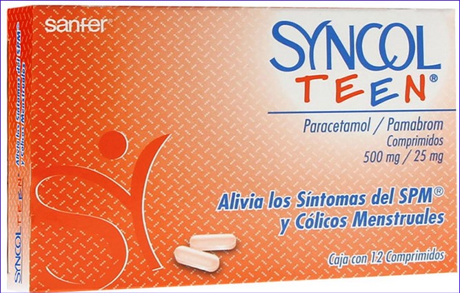 SYNCOL TEEN 500MG 12 COMPRIMIDOS FARMACIA RIVAS DEL CENTRO