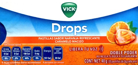 Vick Drops Pastillas Naranja Farmacia Rivas Del Centro