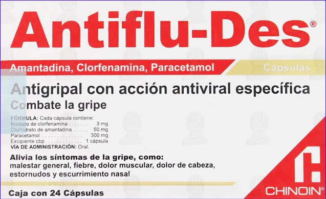 ANTIFLU-DES 24 CAPSULAS 300MG | FARMACIA RIVAS DEL CENTRO