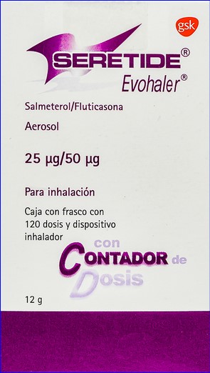 Seretide Evohaler Frasco 120 Dosis Inhalador 12g Farmacia Rivas Del Centro