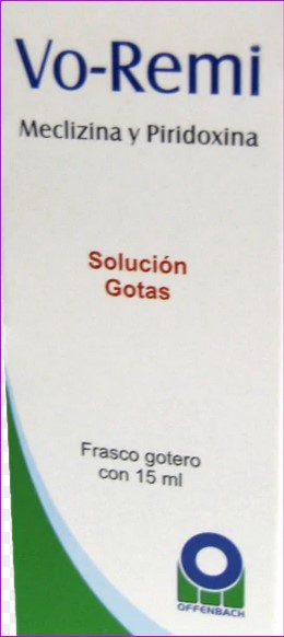 Vo Remi Sol Gotas Mg Ml Meclizina Piridoxina Farmacia Rivas Del Centro